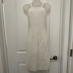 Elizabeth and James white dress